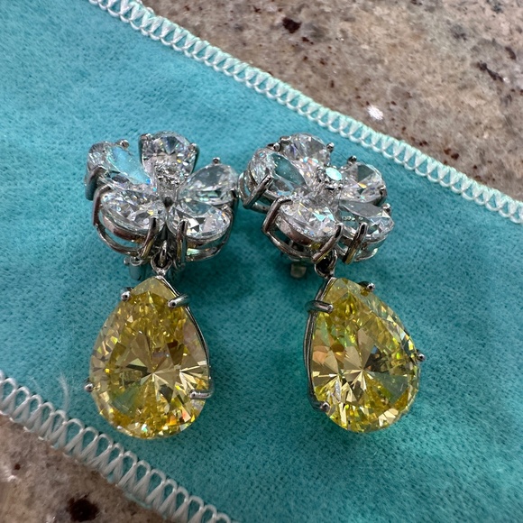 MAGNIFICENT COSTUME JEWELRY CLIP ON EARRINGS - Picture 8 of 12